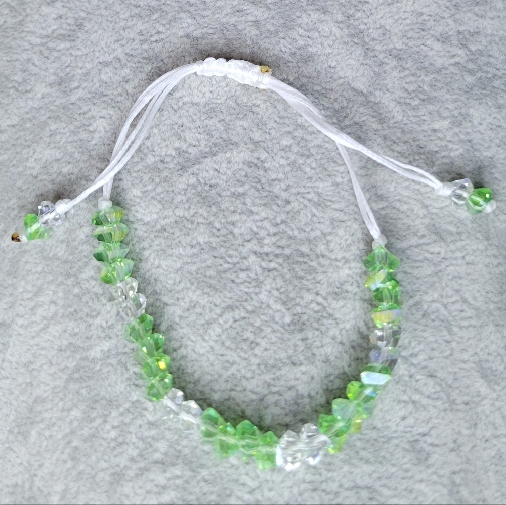 Vibrant Green Crystal Bracelet